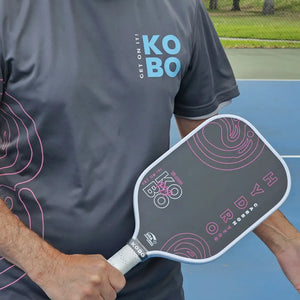KOBO Hydro Pink 16mm carbon paddle feels