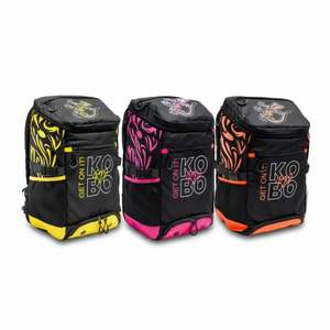KOBO GECKO Backpack yellow pink orange front