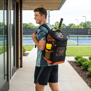 KOBO Gecko Backpack orange with Lightning paddle player