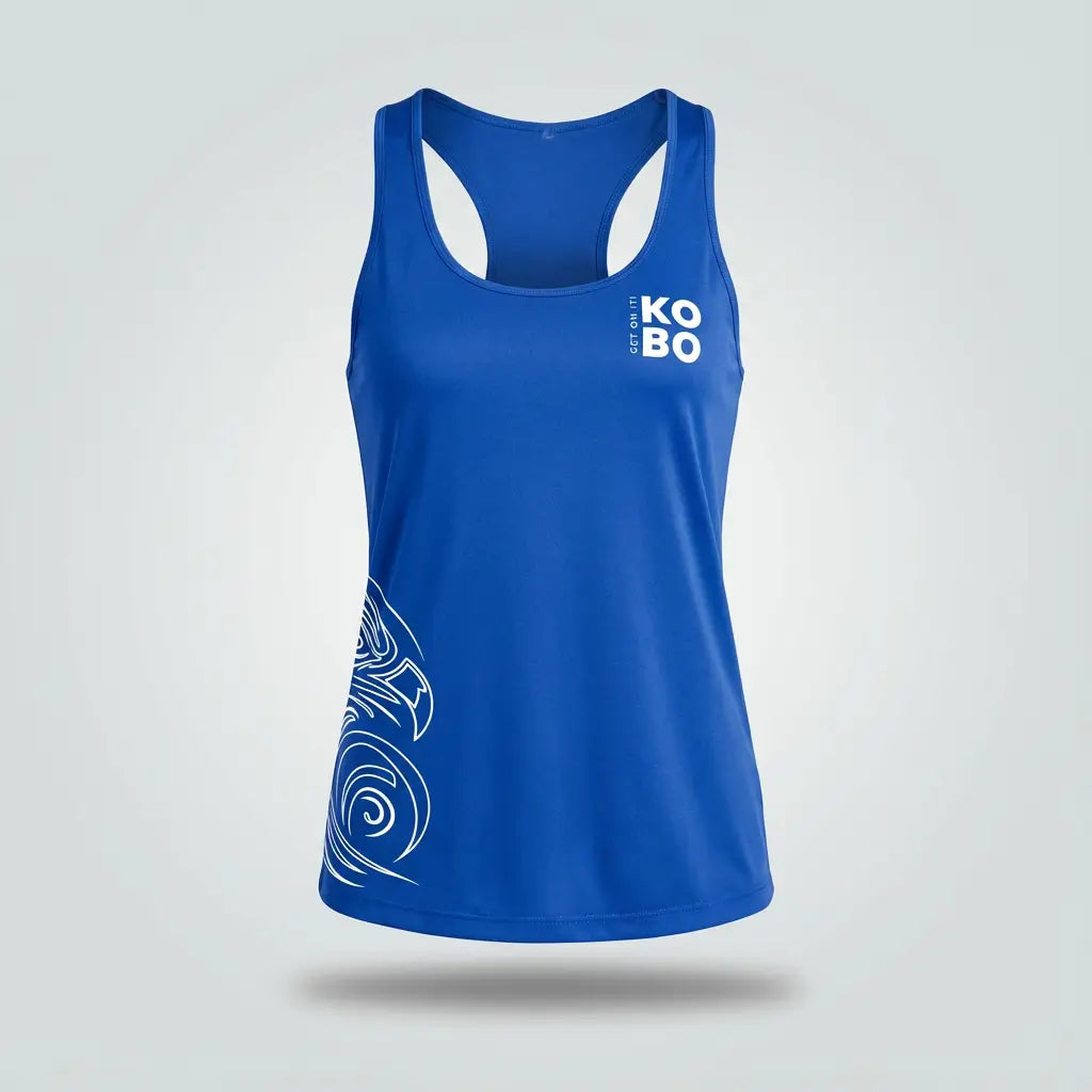 KOBO Women's Racerback Tank Top Orange