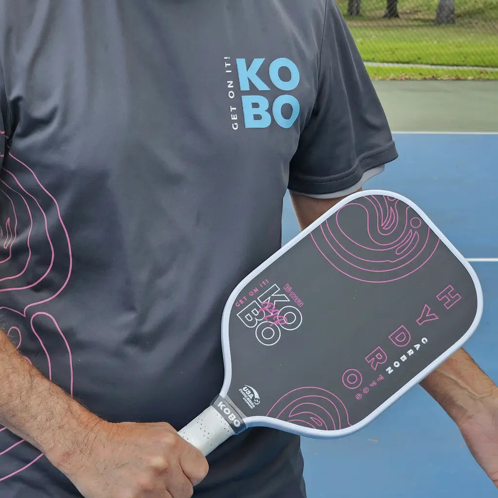 KOBO Hydro Pink 16mm carbon paddle feels
