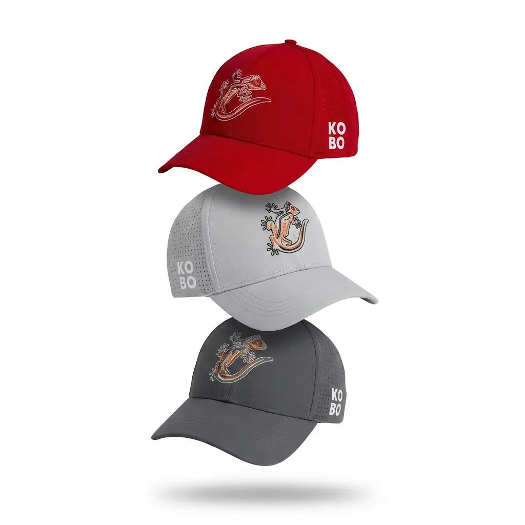 KOBO Hydro Aair caps vertical floating white background and drop down shadow