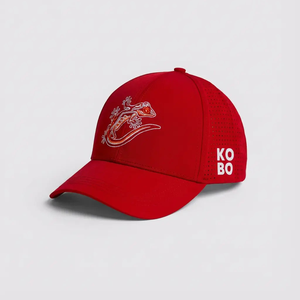 KOBO Hydro Air cap for pickleball red front